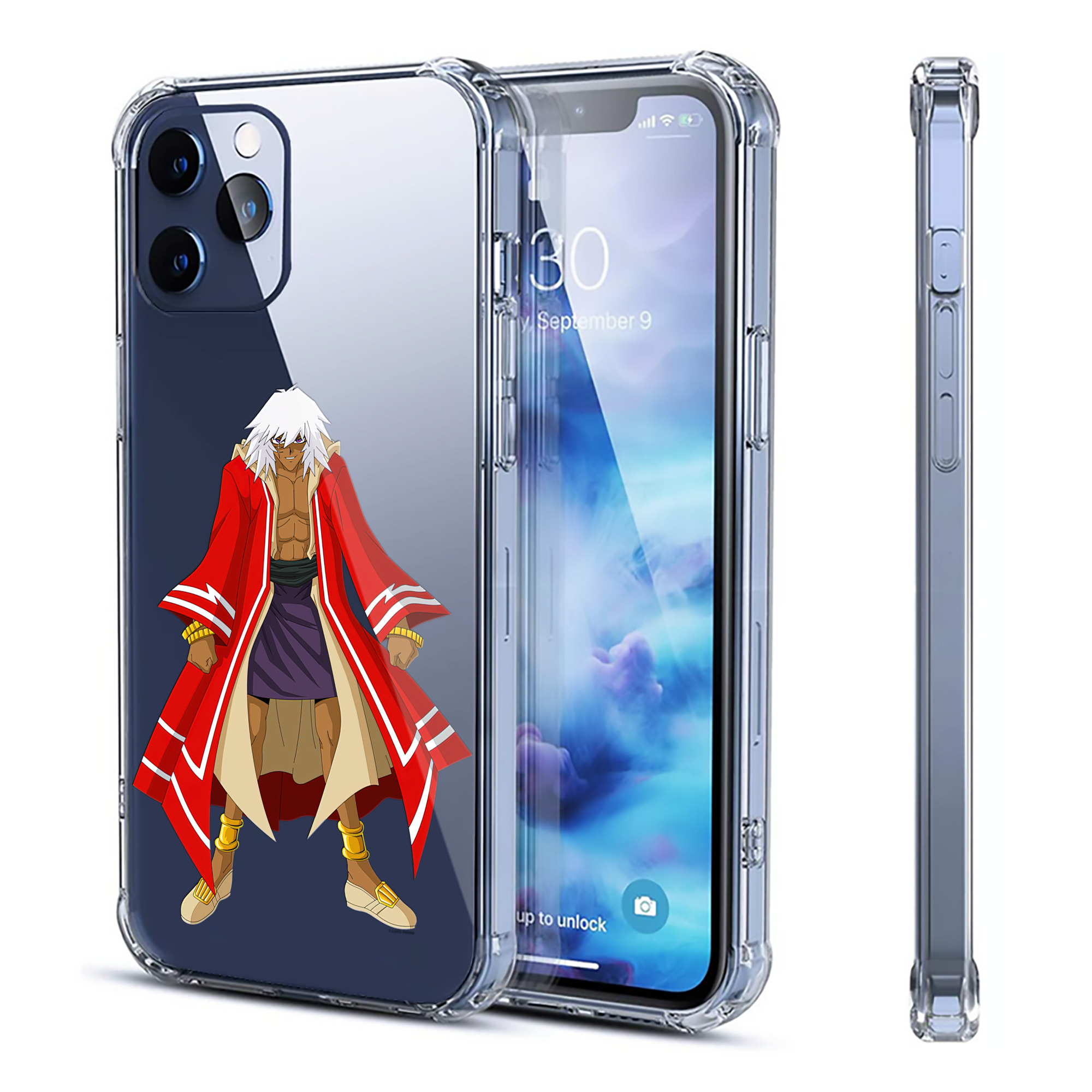 （画像用） 遊☆戯☆王 Yu-Gi-Oh! 【iPhone 12シリーズ対応】透明スマホケース（クリアソフトケース）